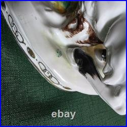 Antique German Porcelain Group The Goat And The Child
