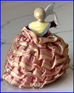 Antique German Porcelain Pin Cushion Half Doll 3+ RARE Vintage Collectible Gift