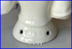 Antique German Porcelain Pin Cushion Half Doll 3+ RARE Vintage Collectible Gift