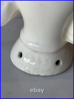 Antique German Porcelain Pin Cushion Half Doll 3+ RARE Vintage Collectible Gift Antique German Porcelain Pin Cushion Half Doll 3+ RARE Vintage Collectible Gift