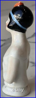 Antique German Porcelain Pin Cushion Half Doll 3 RARE Vintage Collectible Gifts