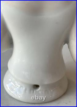 Antique German Porcelain Pin Cushion Half Doll 3 RARE Vintage Collectible Gifts