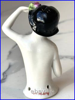 Antique German Porcelain Pin Cushion Half Doll 3 RARE Vintage Collectible Gifts