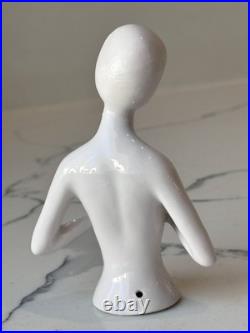 Antique German Porcelain Pin Cushion Half Doll 4 RARE Vintage Collectible Gifts