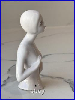 Antique German Porcelain Pin Cushion Half Doll 4 RARE Vintage Collectible Gifts