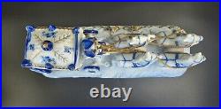Antique German Porcelain Princess in Horse Carriage Figurine 13.5 Long Antique German Porcelain Princess in Horse Carriage Figurine 13.5 Long