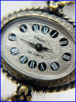 Antique German REGENT 835 Silver Garnet Bracelet Watch Art Deco Vintage Antique German REGENT 835 Silver Garnet Bracelet Watch Art Deco Vintage