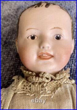 Antique German Rare 10 Gebruder Heubach Bisque Doll