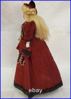 Antique German Simon Halbig Bisque Shoulder Head Dollhouse 1160 Lady Doll with Dog