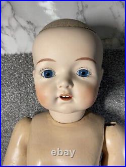 Antique German Simon & Halbig/Kammer & Reinhardt #121 Doll 27 Blue Eyes VINTAGE