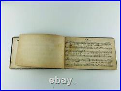 Antique German Songbook for Children Sangerhain Singer Groove 1868