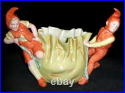 Antique German Victorian 2 Elves Pixies Gnomes Dolls Rare Bisque Figurine Antique German Victorian 2 Elves Pixies Gnomes Dolls Rare Bisque Figurine