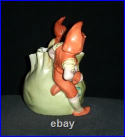 Antique German Victorian 2 Elves Pixies Gnomes Dolls Rare Bisque Figurine Antique German Victorian 2 Elves Pixies Gnomes Dolls Rare Bisque Figurine