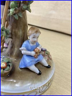 Antique German Von Schierholz Porcelain Centerpiece GREAT CONDITION w Fruit Antique German Von Schierholz Porcelain Centerpiece GREAT CONDITION w Fruit