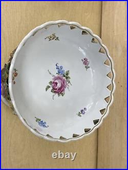 Antique German Von Schierholz Porcelain Centerpiece GREAT CONDITION w Fruit Antique German Von Schierholz Porcelain Centerpiece GREAT CONDITION w Fruit