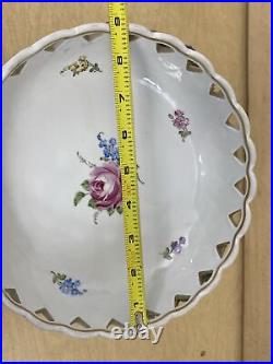 Antique German Von Schierholz Porcelain Centerpiece GREAT CONDITION w Fruit Antique German Von Schierholz Porcelain Centerpiece GREAT CONDITION w Fruit