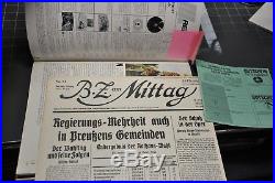 Antique German WW2 book collection very RARE art magazine vintage collectors set