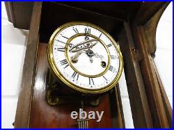 Antique German Wall Clock Antique Regulator Vintage
