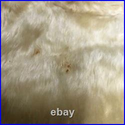 Antique German White Teddy Bear Mohair Coat Jacket Hat Vintage Childs Clothing