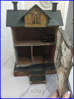 Antique German Wood Gottschalk Dollhouse Doll Toy Playhouse Miniatures Vtg Antique German Wood Gottschalk Dollhouse Doll Toy Playhouse Miniatures Vtg