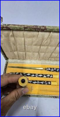 Antique German Writing Set Circa 1900 Bakelite Vintage Rare Collectible