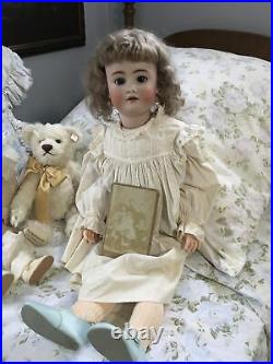 Antique Heinrich Handwerck Simon Halbig #6 30 Tall Doll German Stunning