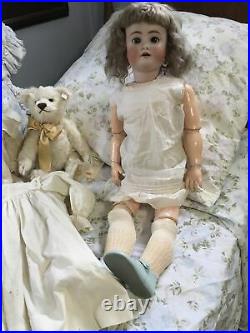 Antique Heinrich Handwerck Simon Halbig #6 30 Tall Doll German Stunning