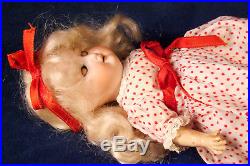 Antique Heubach 8 Bisque Head Doll 250 PM Body Cute Vtg Dress Lg Dollhouse Size