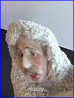 Antique Heubach German Bisque Admiral Peary & Cook North Pole Vintage Figurine