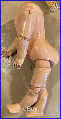 Antique Incredibly RARE 14 German Bisque Kestner 8 Ball Jointed Doll Body