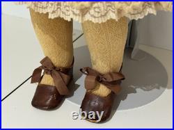 Antique KESTNER 171 German Bisque Head Doll 28 Compo Body, Lace Outfit, HH Wig Antique KESTNER 171 German Bisque Head Doll 28 Compo Body, Lace Outfit, HH Wig