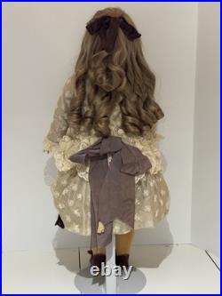 Antique KESTNER 171 German Bisque Head Doll 28 Compo Body, Lace Outfit, HH Wig Antique KESTNER 171 German Bisque Head Doll 28 Compo Body, Lace Outfit, HH Wig