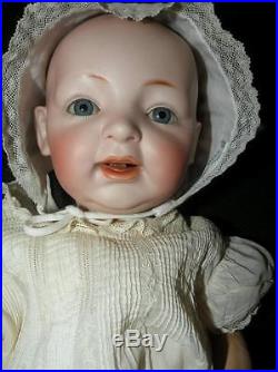 Antique Kestner Bisque Baby Doll German 18 Long