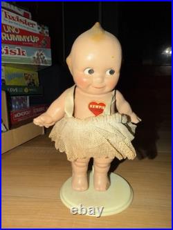 Antique Larger 7 Bisque Jointed German Kewpie Doll Rose O'Neill. As Found