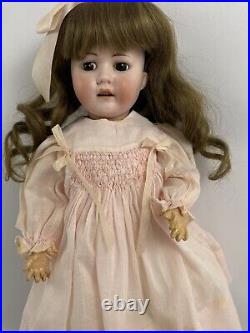 Antique Max Handwerck 286 Bebe Elite German Bisque Doll 16 IN Antique Doll Dress