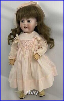 Antique Max Handwerck 286 Bebe Elite German Bisque Doll 16 IN Antique Doll Dress