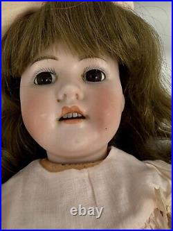 Antique Max Handwerck 286 Bebe Elite German Bisque Doll 16 IN Antique Doll Dress