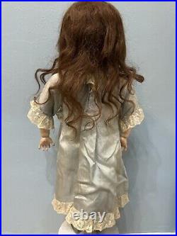 Antique Max Oscar Arnold-MOA- German Bisque Head Doll 25 in Antique Dress