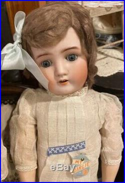 Antique Mystery 24 German Bisque RARE Factory Original Twin My Girlie Dolls