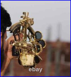 Antique Nautical Sextant German Marine 100 Working Solid Brass Vintage Gift Antique Nautical Sextant German Marine 100 Working Solid Brass Vintage Gift