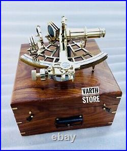 Antique Nautical Sextant German Maritime Collectable Vintage Sextant With Box