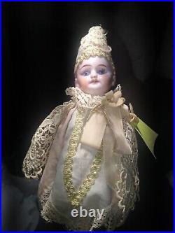 Antique Poupard Child Rattle Doll French/ German