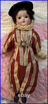 Antique Rare German 10 Mystery All Original Doll With Orig Body