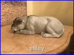 Antique Rare Mid 19th Century German Vintage Bulldog Porcelain figure figurine