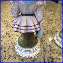 Antique Rare Vintage 1800's 9.5 German Bisque Children Figurine Statues