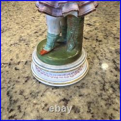 Antique Rare Vintage 1800's 9.5 German Bisque Children Figurine Statues