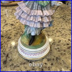 Antique Rare Vintage 1800's 9.5 German Bisque Children Figurine Statues