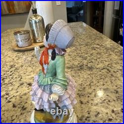 Antique Rare Vintage 1800's 9.5 German Bisque Children Figurine Statues