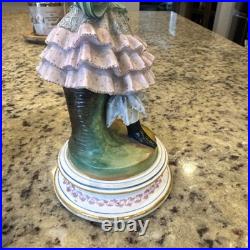 Antique Rare Vintage 1800's 9.5 German Bisque Children Figurine Statues