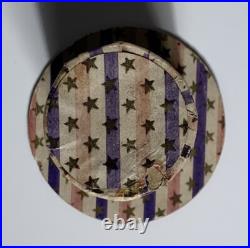 Antique STARS & STRIPES TOP HAT 4th FOURTH OF JULY GERMAN CANDY CONTAINER Antique STARS & STRIPES TOP HAT 4th FOURTH OF JULY GERMAN CANDY CONTAINER